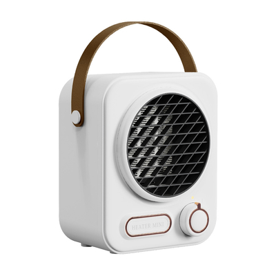 Mini ventilateur de chauffage portable classique blanc petit radiateur soufflant pour espace