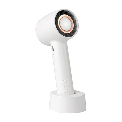 Fan rechargeable blanche de la turbine 2000mAh Mini Portable USB de fort vent de fan de Tableau