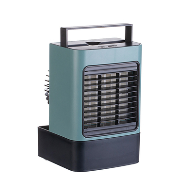 Ventilateur de refroidisseur d'air portable, lumière LED, taille du bureau, direction du vent réglable