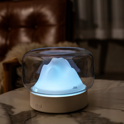 Lumière fraîche Grey White ultrasonique coloré de nuit du diffuseur LED d'huile d'arome de brume