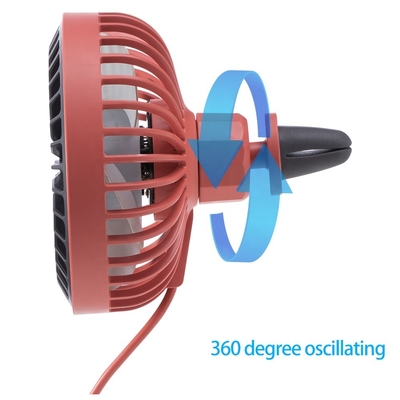 4 le C.C de palette de la fan 4 de refroidissement à l'air de pouce a actionné la fan rotative de voiture d'agrafe de véhicule de 3 vitesses