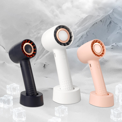 Fan rechargeable blanche de la turbine 2000mAh Mini Portable USB de fort vent de fan de Tableau