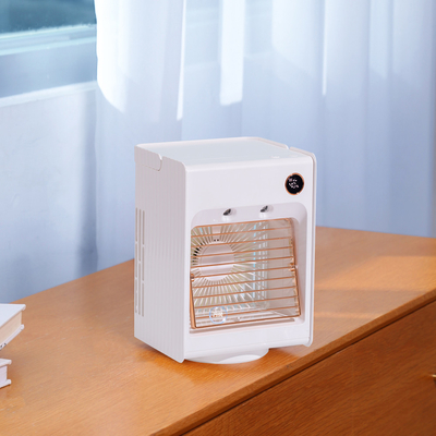 Le Ministère de l'Intérieur ajournent le climatiseur plus frais tournant rechargeable personnel d'air du climatiseur 4000mAh avec la lumière