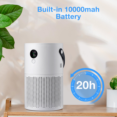 blanc vrai de l'épurateur AP01 Smart H13 Hepa d'air du ménage 10000mAh
