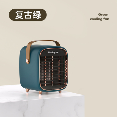 2022 ventilateur frais de Pin Socket Fan Heaters Silent du montant 2 de fan de l'espace d'épuration de petit bureau en céramique portatif de 1000W ptc