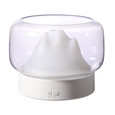 Diffuseur d'arôme transparent d'huile essentielle parfumée à la brume fraîche colorée par ultrasons à la maison 400ML LED