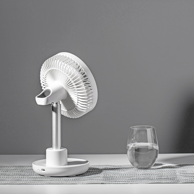 Fan rechargeable de Tableau de batterie d'Usb ventilateur électrique portatif d'oscillation de 6 pouces