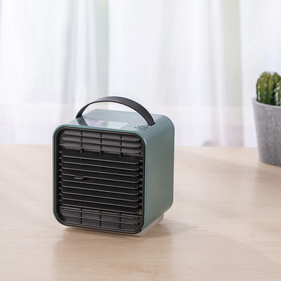 Ventilateur de refroidisseur d'air de brume de 150 ml Mini ventilateur de refroidissement portatif rechargeable par évaporation