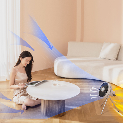 Fan extérieure d'Usb du trépied LED de fan de 7 Vane Remoter Control Rechargeable Table