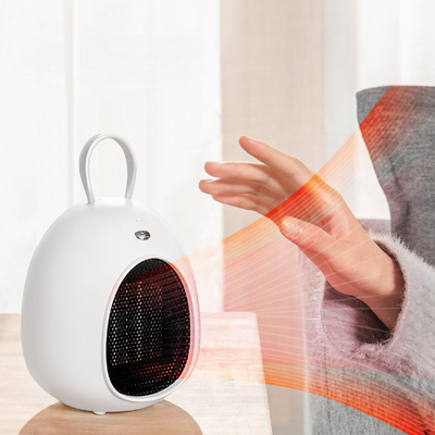 Radiateur de bureau électrique portatif de rendement optimum de l'appareil de chauffage 500W ptc de la FCC LED