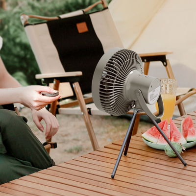 Fan extérieure de bureau de voyage du trépied 10000mAh de ventilateur de BARBECUE