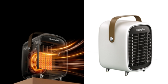 Réchauffeur d'espace en céramique électrique du bureau ptc 600W Mini Small Room Heater