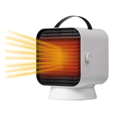 Le chauffage sûr Mini Electric Fan Heater Adjustable de ptc inclinent l'élément chauffant de oscillation