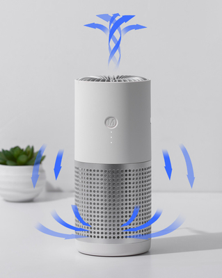 Véritable filtre négatif Mini Portable Office Car de HEPA Ion Air Purifier H12