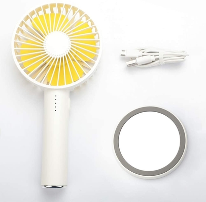 5 fan de miroir de maquillage de voyage de Tableau de Mini Portable Handheld Fan Battery 2000mah de vitesse