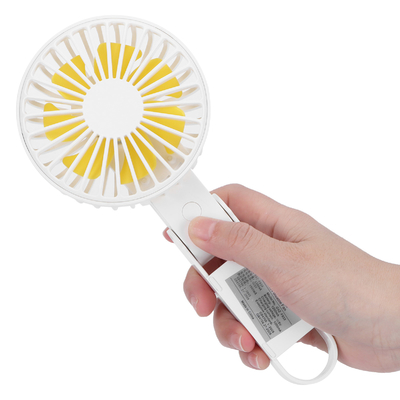 5 type-c petite fan tranquille de Vane Air Cooler Handheld Fan USB 2000mAh 2A de bureau