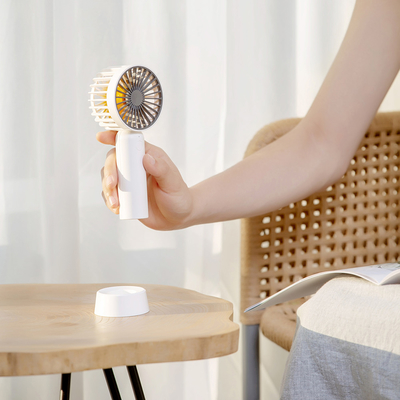 3 vent 4W Mini Portable Handheld Fan 1200mAh Mini Desktop Fan USB