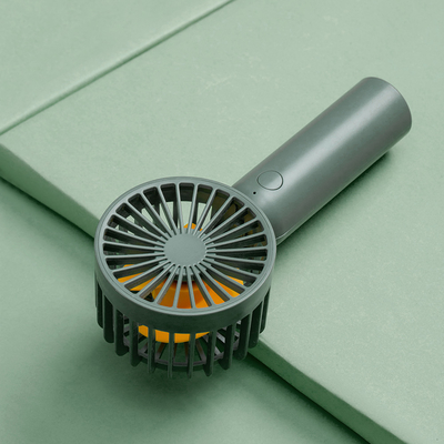 camping de 1200mAh Mini Handheld Electric Fan Silent 3 Vane Battery Operated Fan For