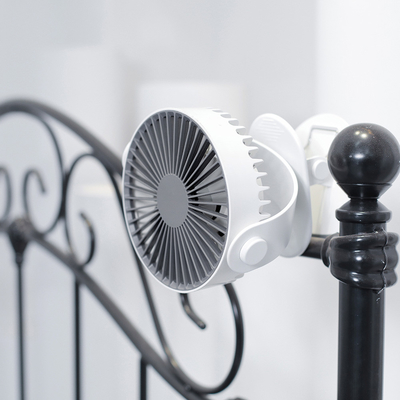 Ventilateur USB portable à batterie 2000 mAh BLDC Ventilateur à clip de table à 360 degrés