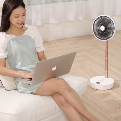Fan rechargeable debout de piédestal de C.C 5V 10000mAh de fans de plancher d'écran d'affichage à cristaux liquides