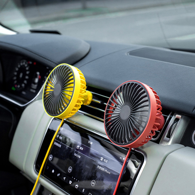 Chargeur tenu dans la main portatif DC5 12V 24V LED Mini Car Fan d'Usb de climatiseur de 4 pouces