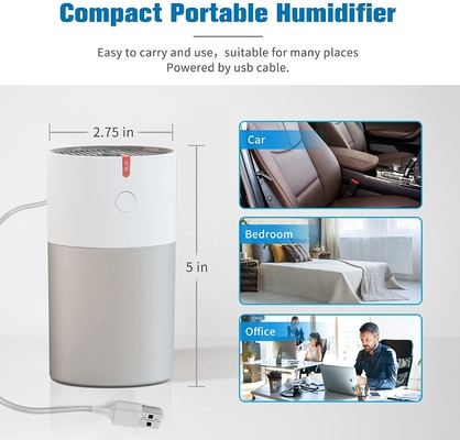 Humidificateur de bureau tranquille portatif 220ml Mini Small Home Humidifiers d'air d'USB