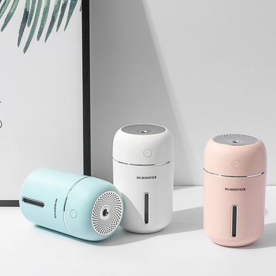 Le diffuseur ultrasonique d'arome de maison d'USB a mené l'humidificateur blanc portatif léger d'air