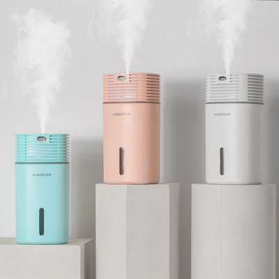Le dessus de table ultrasonique d'humidificateur d'air de H2o 500ml a mené la puissance légère d'USB de diffuseur d'arome