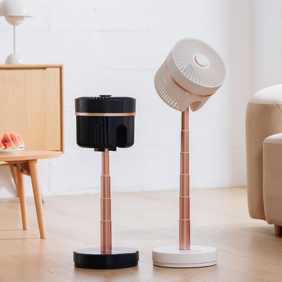 Fan de oscillation debout rechargeable de tour