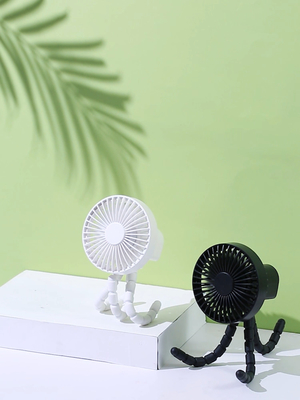 Bébé portatif rechargeable Mini Handheld Stroller Fan de la fan 2500mAh de Tableau d'USB de batterie