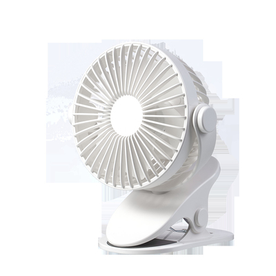 Fan portative tournante de circulation de Tableau d'ABS de fan rechargeable de bureau d'agrafe