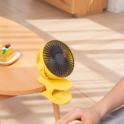 Ministère de l'Intérieur à deux vitesses de fan d'agrafe de Tableau de pouce 1200mAh de la fan 8 de poussette de voiture de bébé