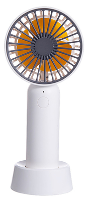 Fan portatif de bureau de 3 vitesses petit avec la base, fan accrochante rechargeable de cou d'USB